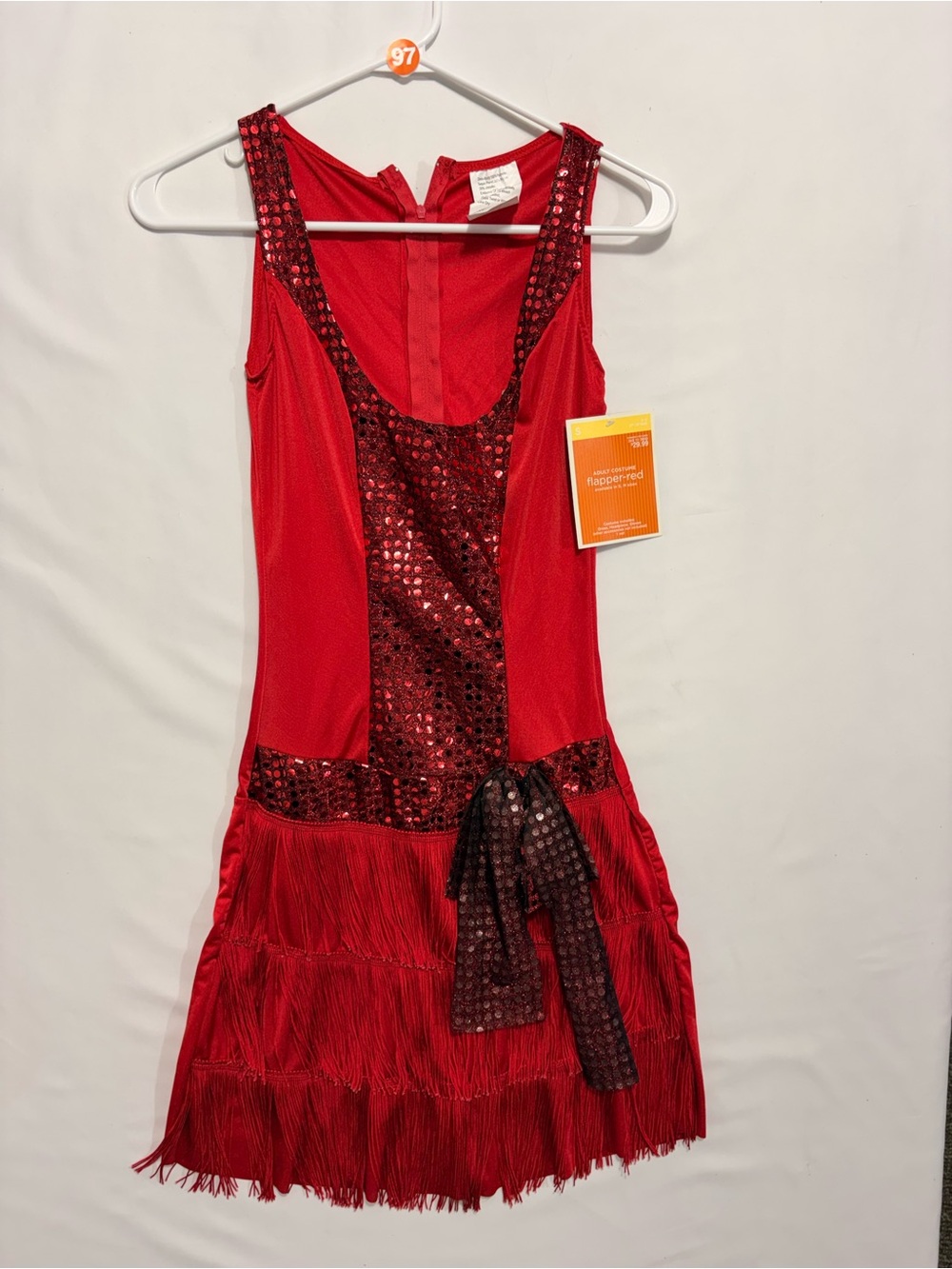 Adult Small red Flapper 1920’s Dress Costume